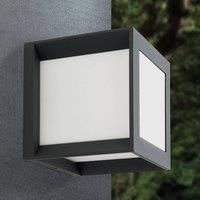 ORION Henry outdoor wall light, 16x16x16 cm, anthracite