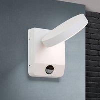 ORION Hendryk LED outdoor wall light with a sensor white