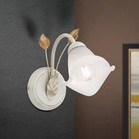 ORION Sisi wall light, Florentine style, ivory gold