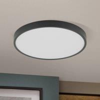 ORION Bully LED ceiling light in black, 3,000 K, 28 cm