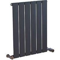 Ximax Oceanus Horizontal or Vertical Designer Radiator 600 x 445mm Anthracite (3811H)