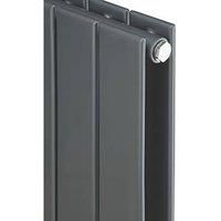 Ximax Oceanus Duplex Horizontal or Vertical Designer Radiator 1200 x 595mm Anthracite (9389H)