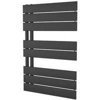 Ximax Oceanus Open Designer Towel Radiator 745 x 500mm Black 1270BTU (871GL)