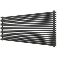 Ximax Gamba Duplex Matt Anthracite Horizontal Designer Radiator, (W)1400mm X (H)610mm