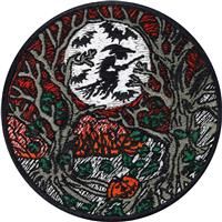 Witch in Full Moon Sew on Patch - Scary Iron on Patches for 80X80