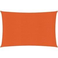 Sunshade Sail 160 g/m Orange 3.5x4.5 m HDPE