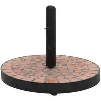 Parasol Base Terracotta Round 12 kg