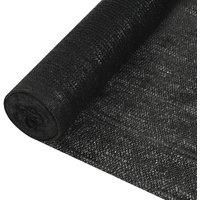 Privacy Net Black 1.5x50 m HDPE 195 g/m