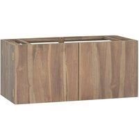 Wall-mounted Bathroom Cabinet 90x39x40 cm Solid Wood Teak