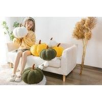 Pumpkin Plush Pillow In 7 Colours And 3 Sizes - Blue