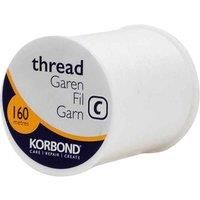 1 X 160m Korbond Polyester Thread - White Free Delivery