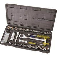 Supatool Socket Set Combo 62 Piece 1/4" and 3/8" Square Drive