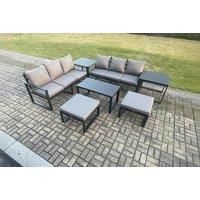 7 Pieces Aluminium Garden Set Table