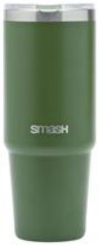 Smash Khaki Stainless Steel Travel Coffee Cup - 850ml