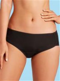 1 Pack Black Period Midi Briefs Ladies 20-22 Ladies - Love Luna