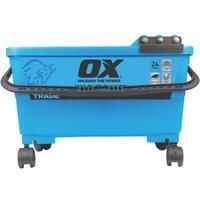 Ox Tools OXT140424 Trade Tile Wash Kit 24ltrs With 3 Rollers and Wheels