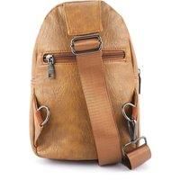 Khaki Vintage Multi Pockets Sling Bag