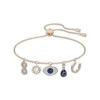 Women's Symbolic Evil Eye Crystal Jewelry Collection (Charm Bracelet)