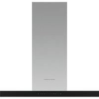 Fisher & Paykel Series 7 Contemporary HC90BCXB4 Wifi Connected 90 cm Chimney Cooker Hood - Stainless Steel / Black, Stainless Steel