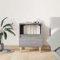 Bedside Cabinet Grey Sonoma 40x35x50 cm