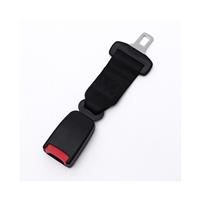 2 Packs Car Seat Belt Extender Adjustable Car Extender (23cm, Black)