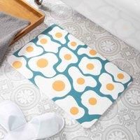 Egg White Stone Non Slip Bath Mat