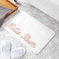 Cutie Bum White Stone Non Slip Bath Mat