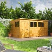 Power 14' x 8' Pent Garden Shed