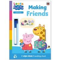 Peppa Pig: Making Friends Wipe-Clean Book