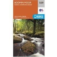 Ordnance Survey Explorer 109 Bodmin Moor Map With Digital Version, Orange/D