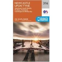 OS Explorer Map (316) Newcastle Upon Tyne (OS Explorer Paper Map)