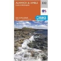 OS Explorer Map 332 Alnwick and Amble, Craster and Whittingham