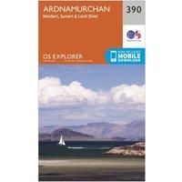 OS Explorer Map 390 Ardnamurchan, Moidart, Sunart and Loch Shiel OS Explorer Paper Map (OS Explorer Active Map)