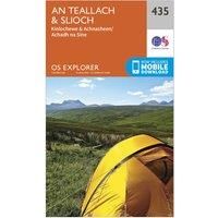 OS Explorer Map (435) An Teallach and Slioch (OS Explorer Paper Map)