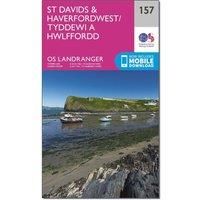 Ordnance Survey Landranger 157 St David's & Haverfordwest Map With Digital Version, Pink/D