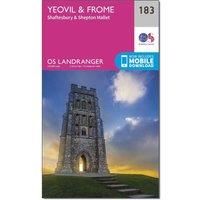 Ordnance Survey Landranger 183 Yeovil & Frome Map With Digital Version, Pink