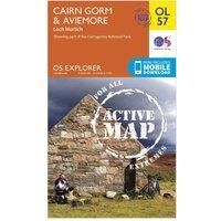 OS Explorer ACTIVE OL57 Cairn Gorm & Aviemore (OS Explorer... by Ordnance Survey