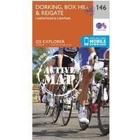 Dorking, Box Hill & Reigate Map | Weatherproof | Leatherhead & Caterham | Ordnance Survey | OS Explorer Active Map 146 | England | Walks | Hiking | Maps | Adventure