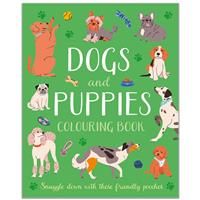 Dogs and Puppies Colouring Book