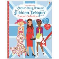 Sticker Dolly Dressing Fashion Designer London Collection.  Usborne activities