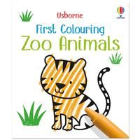 First Colouring Zoo Animals