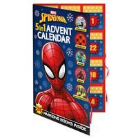 Marvel Spider-Man: 5-in-1 Advent Calendar (Countdown to Christmas with stories, activities and quizzes!)