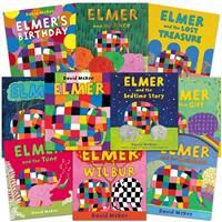 Elmer: 10 Kids Picture Book Bundle - Children's Book Collections - David McKee (Book Collection)