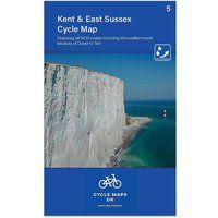 Kent and East Sussex Cycle Map UK