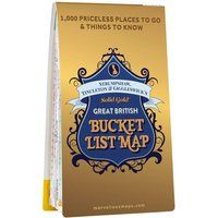 ST&G's Solid Gold Great British Bucket List Map