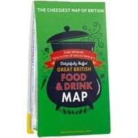 Great British Food & Drink Map | Food Map & Guide | Marvellous Maps | Food & Drink Gifts | Holiday Planning | British Geography