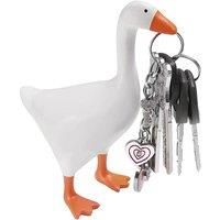 Quirky Magnetic Resin Goose Key Holder And Decor!