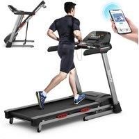 Folding Treadmill 1.75HP Electric Running Machine w/ 20 Preset Programs